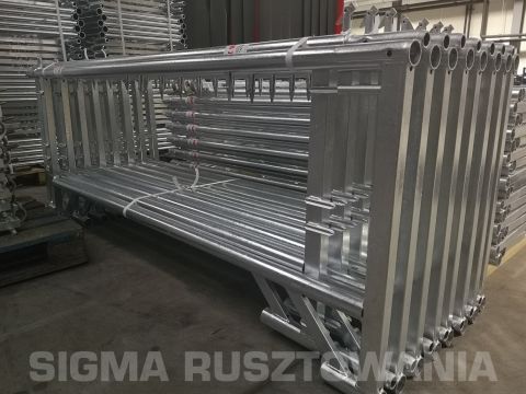 Schelă de fațadă SIGMA 70P - 255 m2 cu platforme din oțel. Direct de la producător.