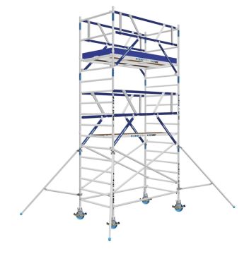 "AGS Pro" pastoliai 135 x 250 x 6,2 m darbinis aukštis su apsauga iš abiejų pusių