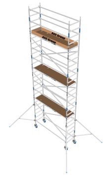 Klasikiniai pastoliai ASC 75x190x6,30 m Platformos aukštis